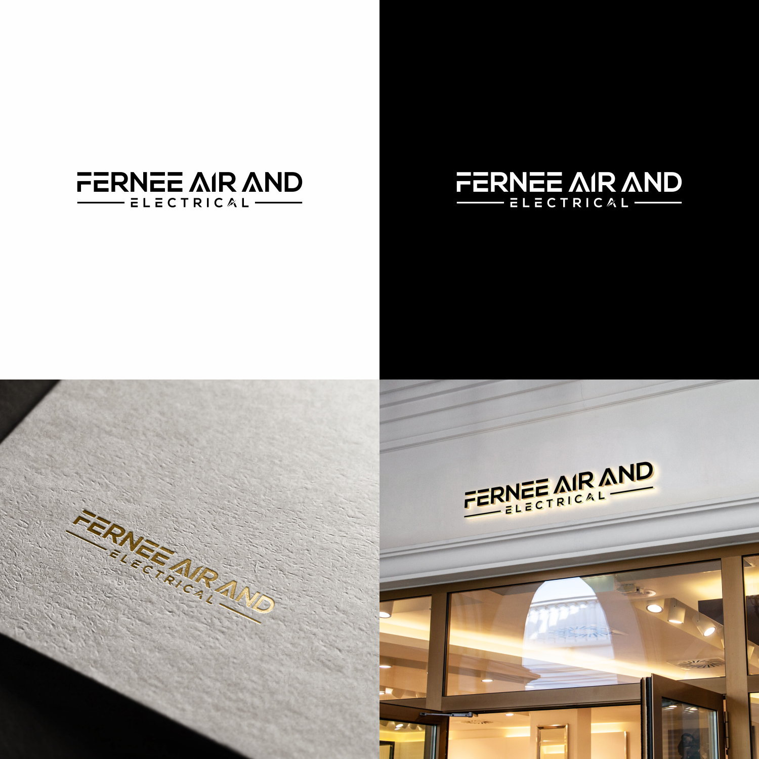 Logo Design by galang1996 2 for Fernee Air and Electrical | Design #21786250