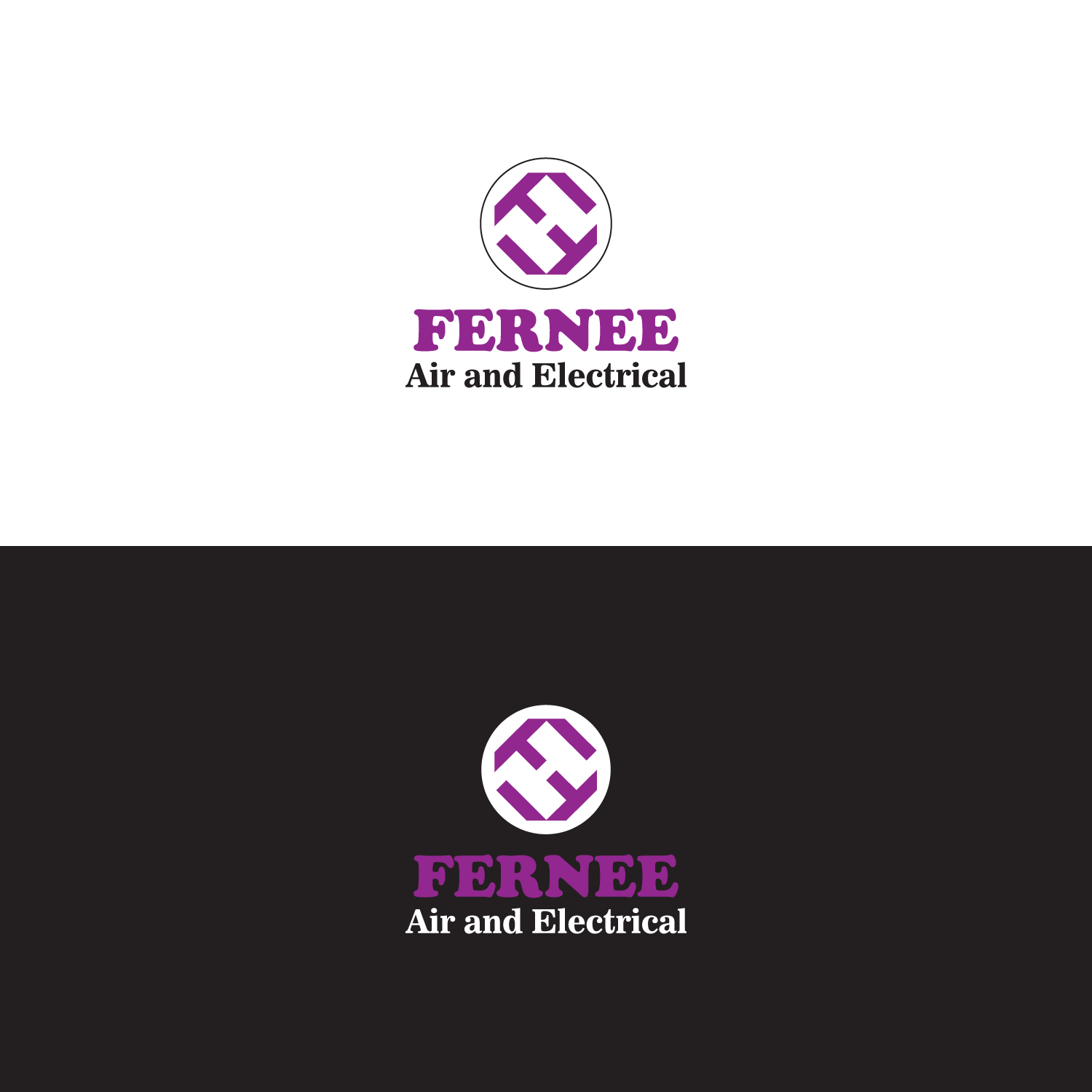Logo Design by 001 design for Fernee Air and Electrical | Design #21794728