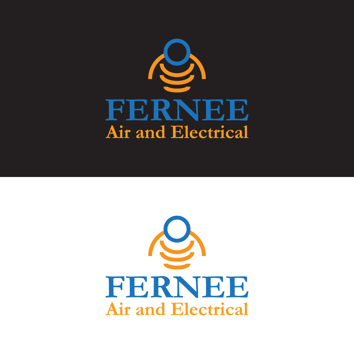 Logo Design by 001 design for Fernee Air and Electrical | Design #21797271
