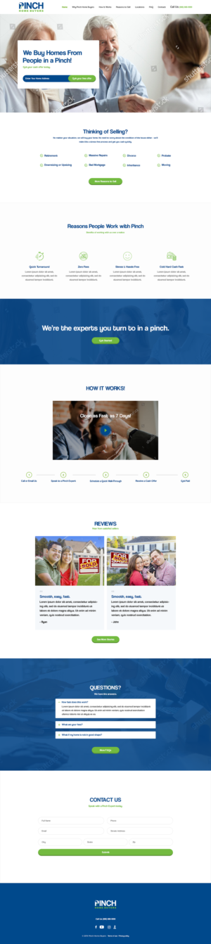 Pinch Home Buyers | Web Design par Mukarram Haidari