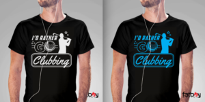 T Shirt needed for Golfing enthusiasts | Design de T-shirt par Fatboy Graphic
