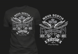 Thousands of Motorcycles at Wharf Rat Rally 2019 | T-Shirt-Design von Ena