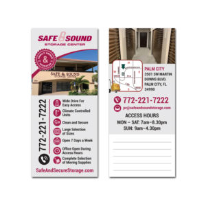 Rack card for Self Storage Company.  Distributed to all potential customers. | Broschüren-Design von Phouii
