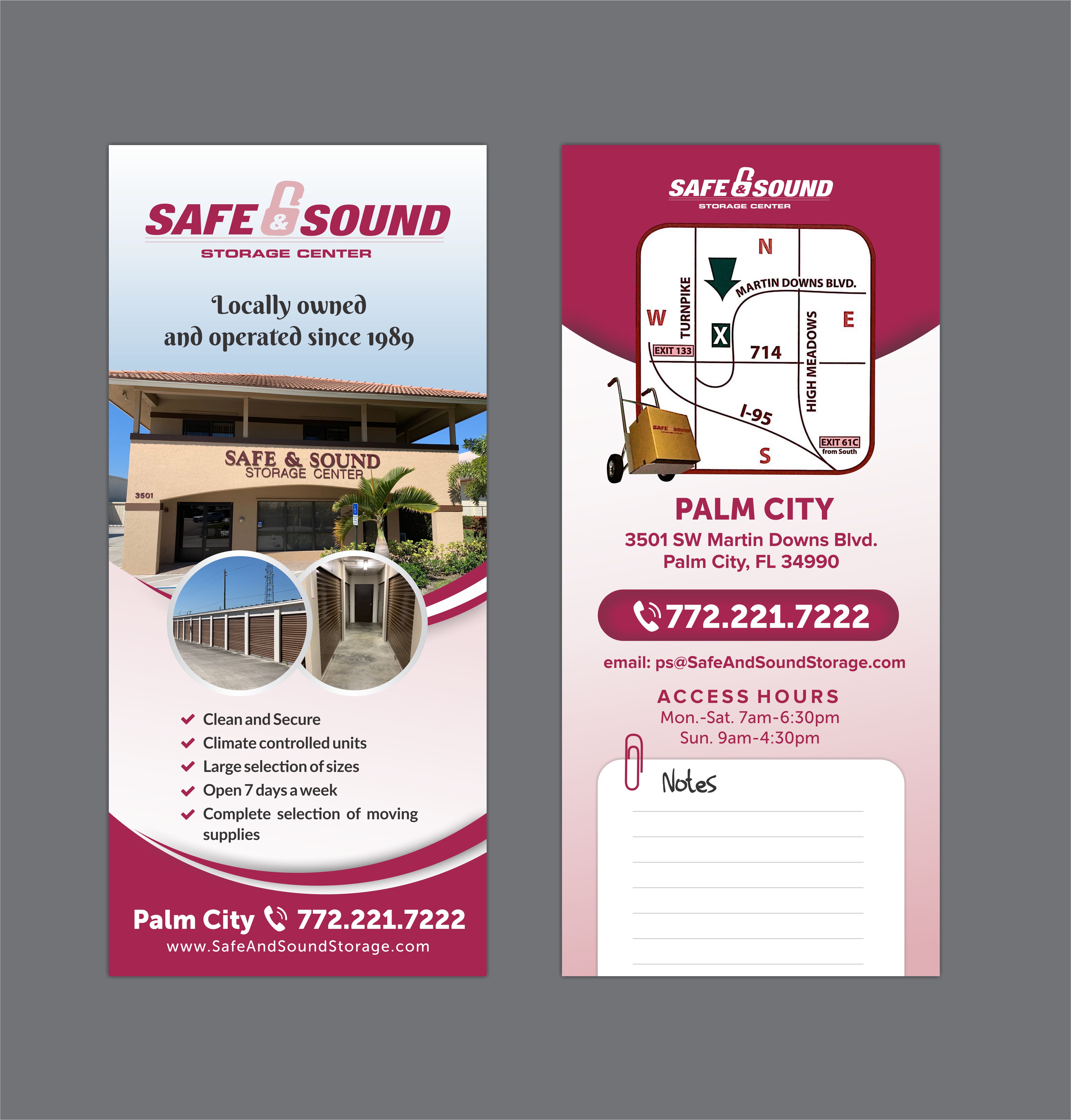 Brochure Design by DesignMarket for safe and sound storage | Design #21889826