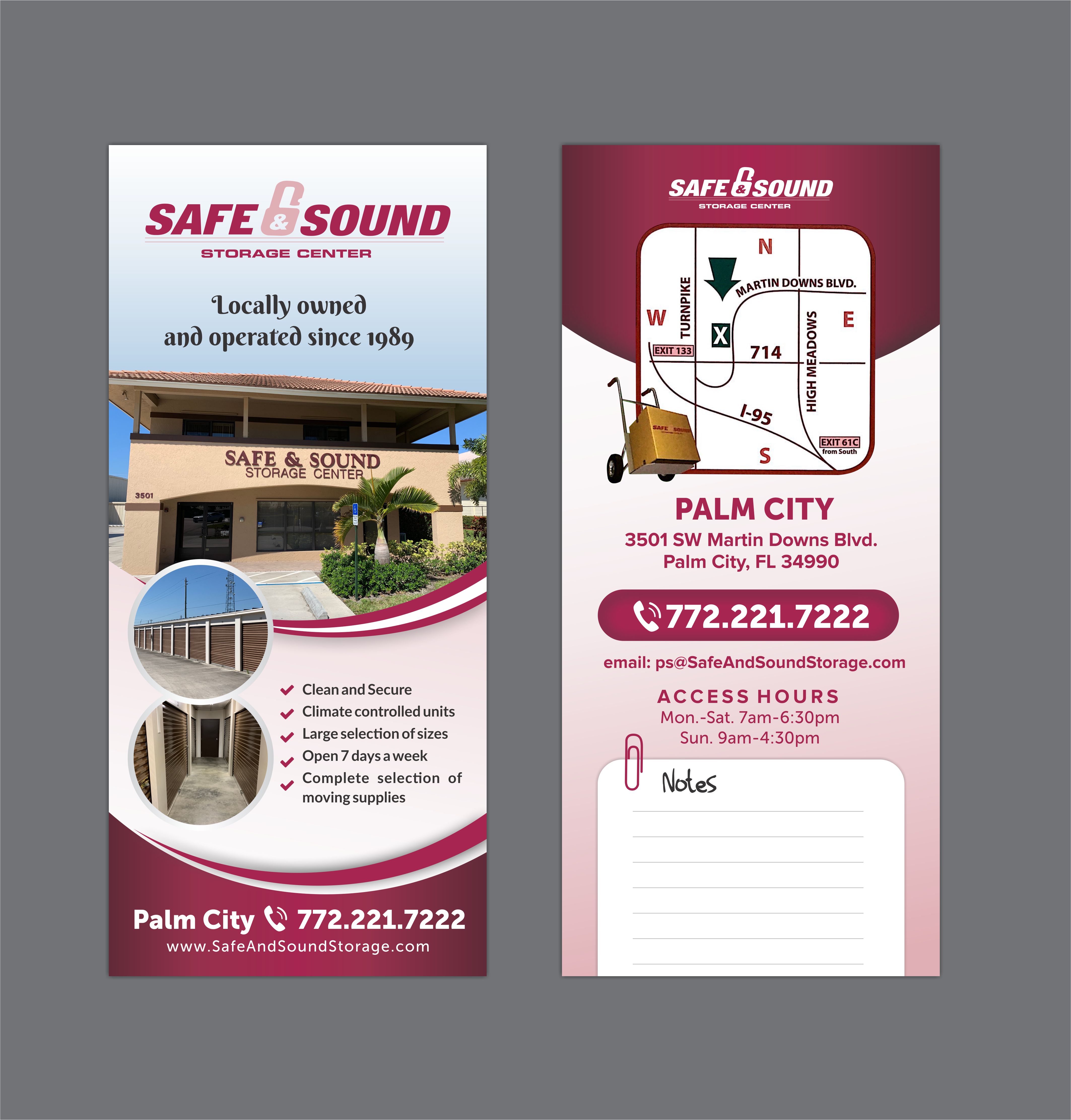 Brochure Design by DesignMarket for safe and sound storage | Design #21889828