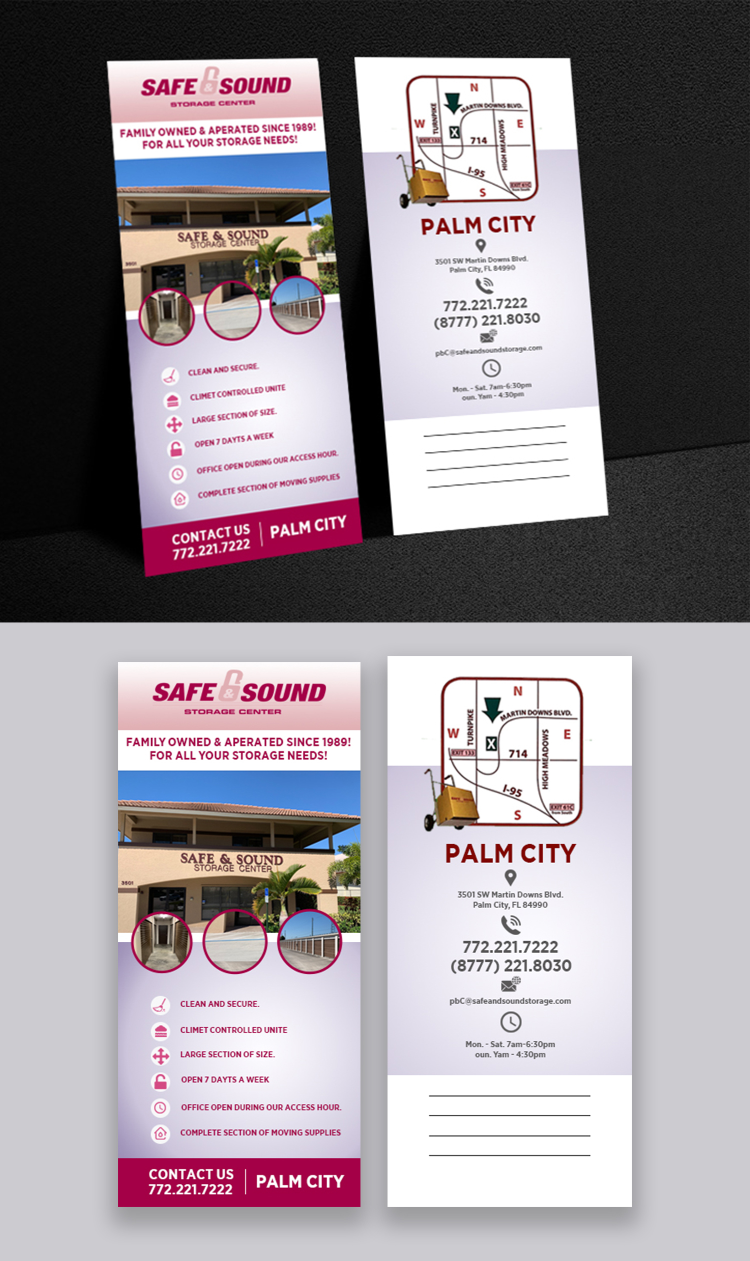 Serious Modern Self Storage Brochure Design For Safe And Sound Brochure Design By Debdesign For Safe And Sound Storage 21902796