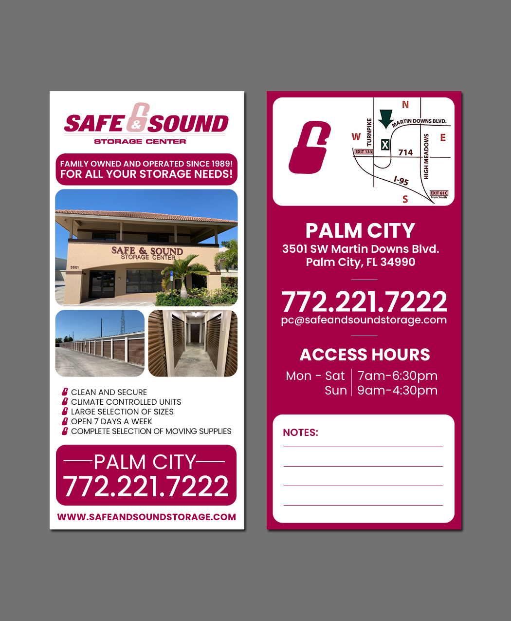 Broschüren-Design von chandrayaan.creative für safe and sound storage | Design #21843188