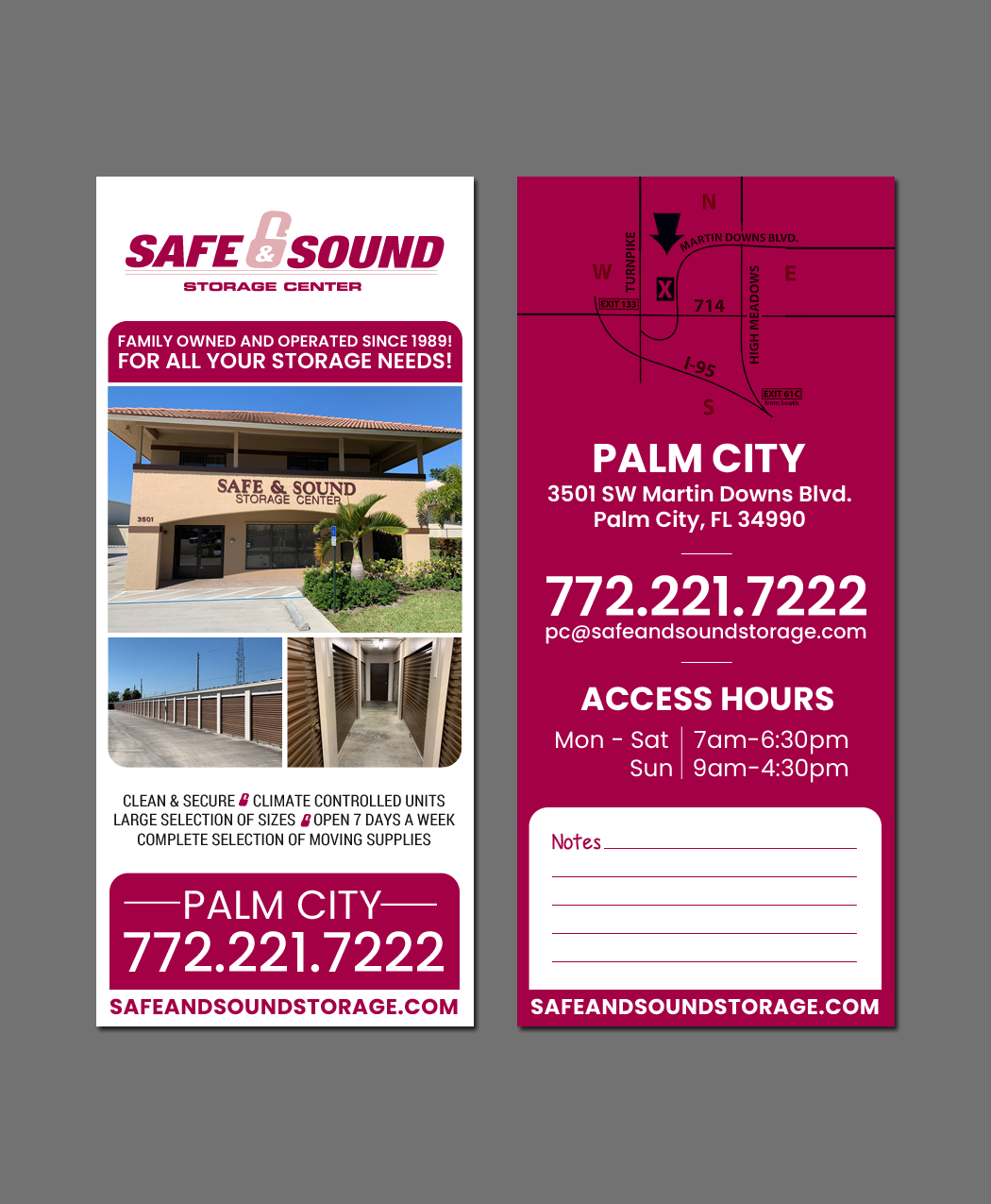 Broschüren-Design von chandrayaan.creative für safe and sound storage | Design #21843295