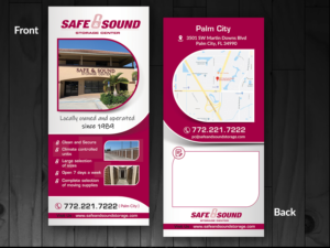 Rack card for Self Storage Company.  Distributed to all potential customers. | Broschüren-Design von innovative earth