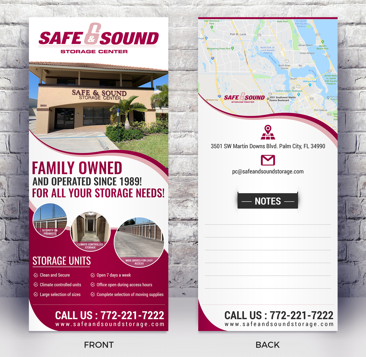 Brochure Design by SAI DESIGNS for safe and sound storage | Design #21859693