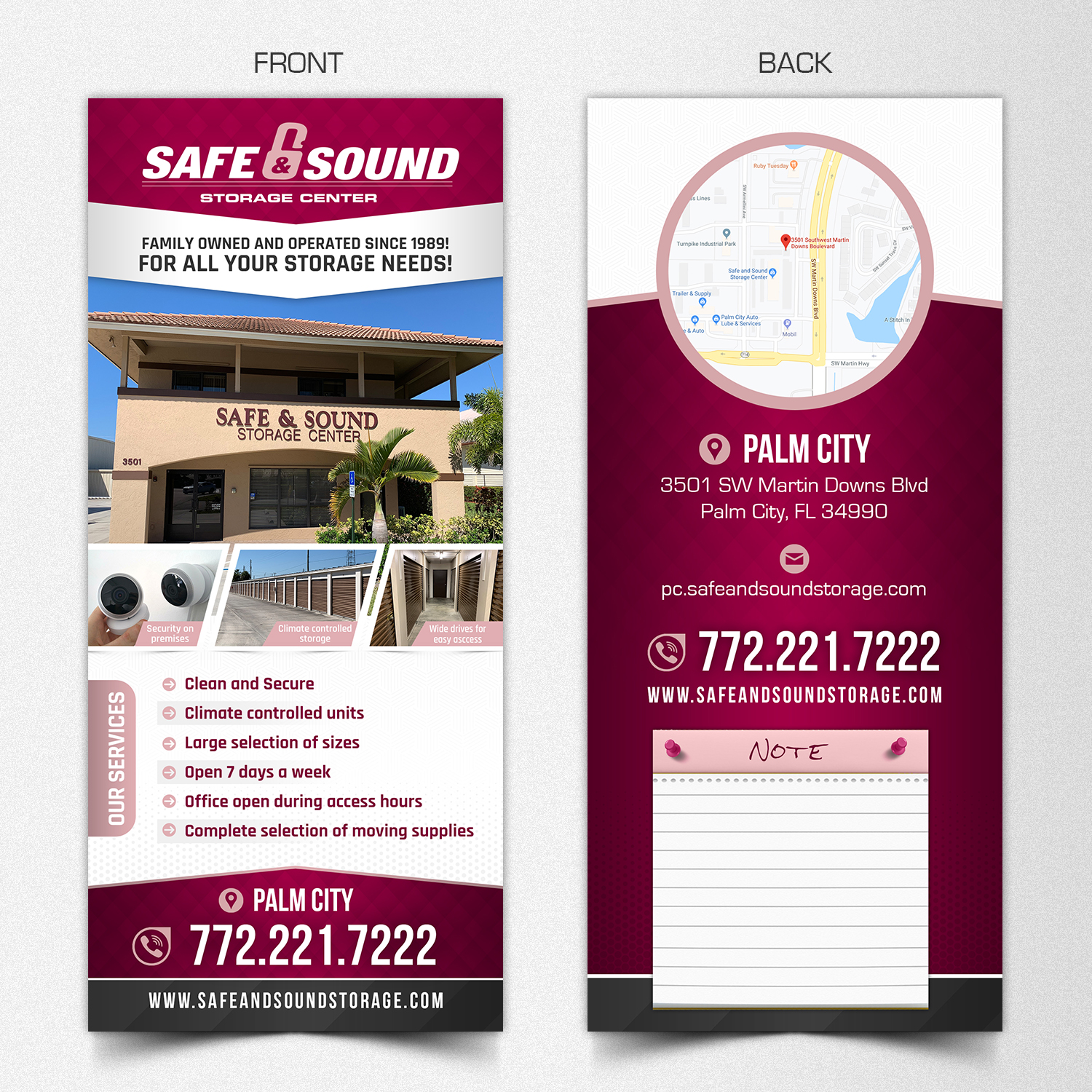Brochure Design by SAI DESIGNS for safe and sound storage | Design #21871873