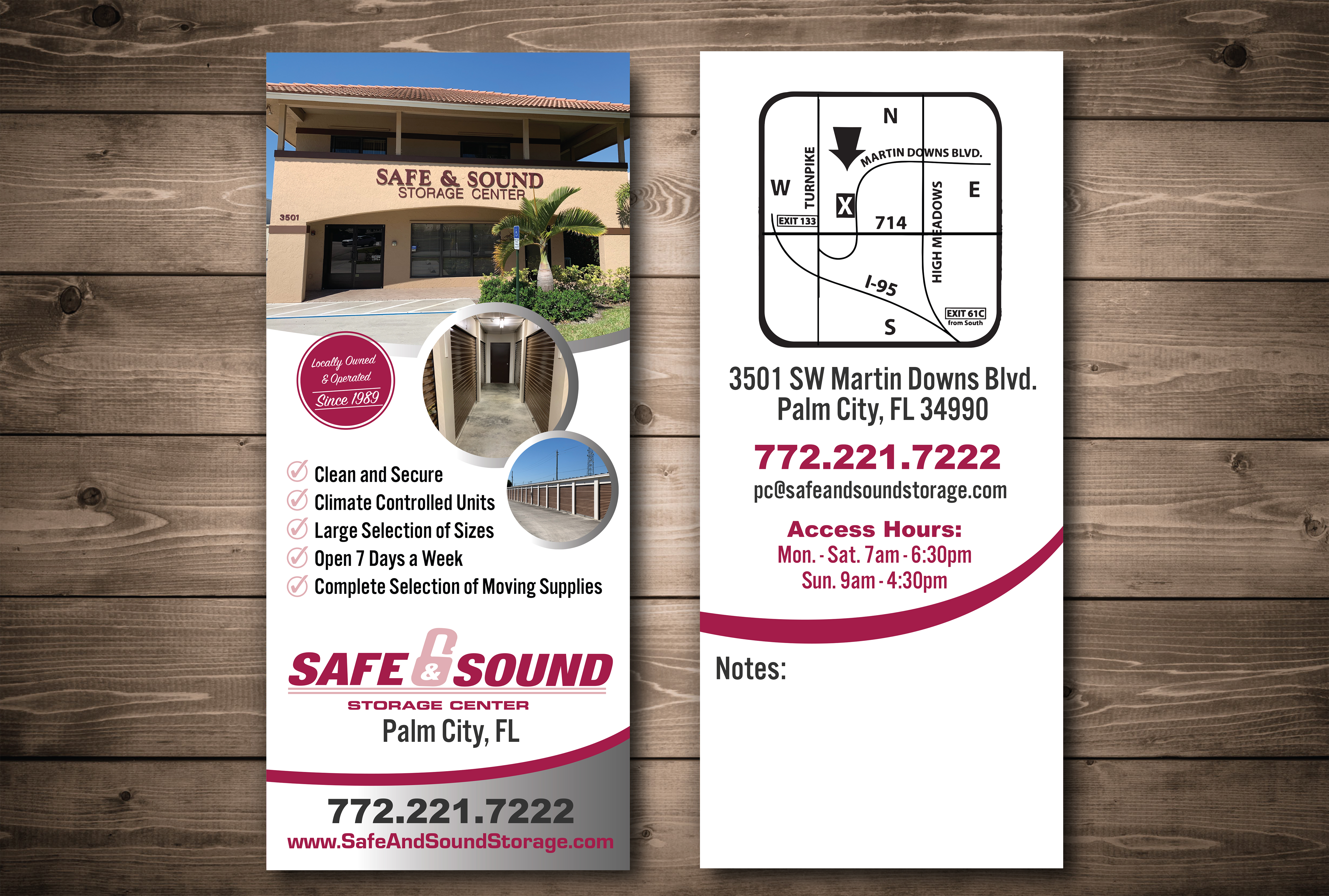 Diseño de Brochure por TracyInspires para safe and sound storage | Diseño #21922738