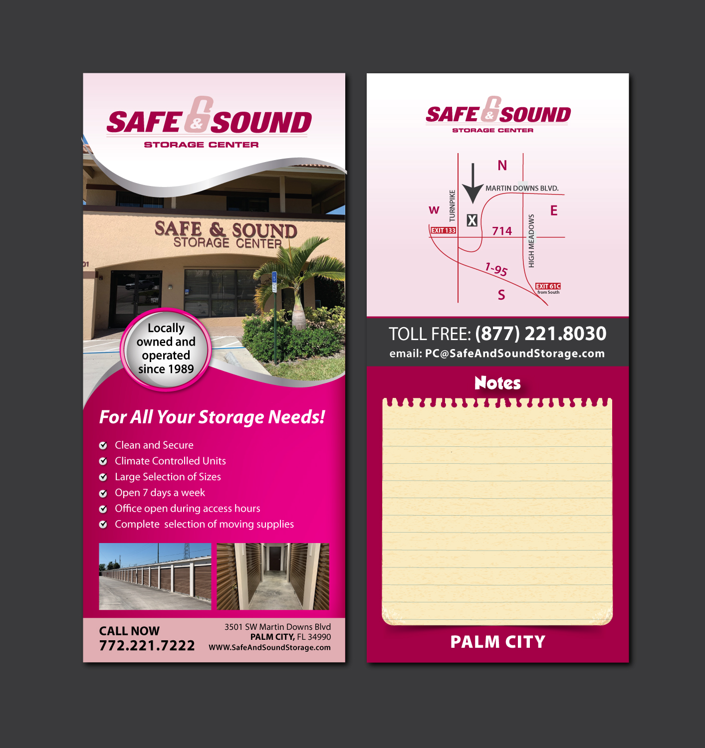 Brochure Design by meet007 for safe and sound storage | Design #21885990