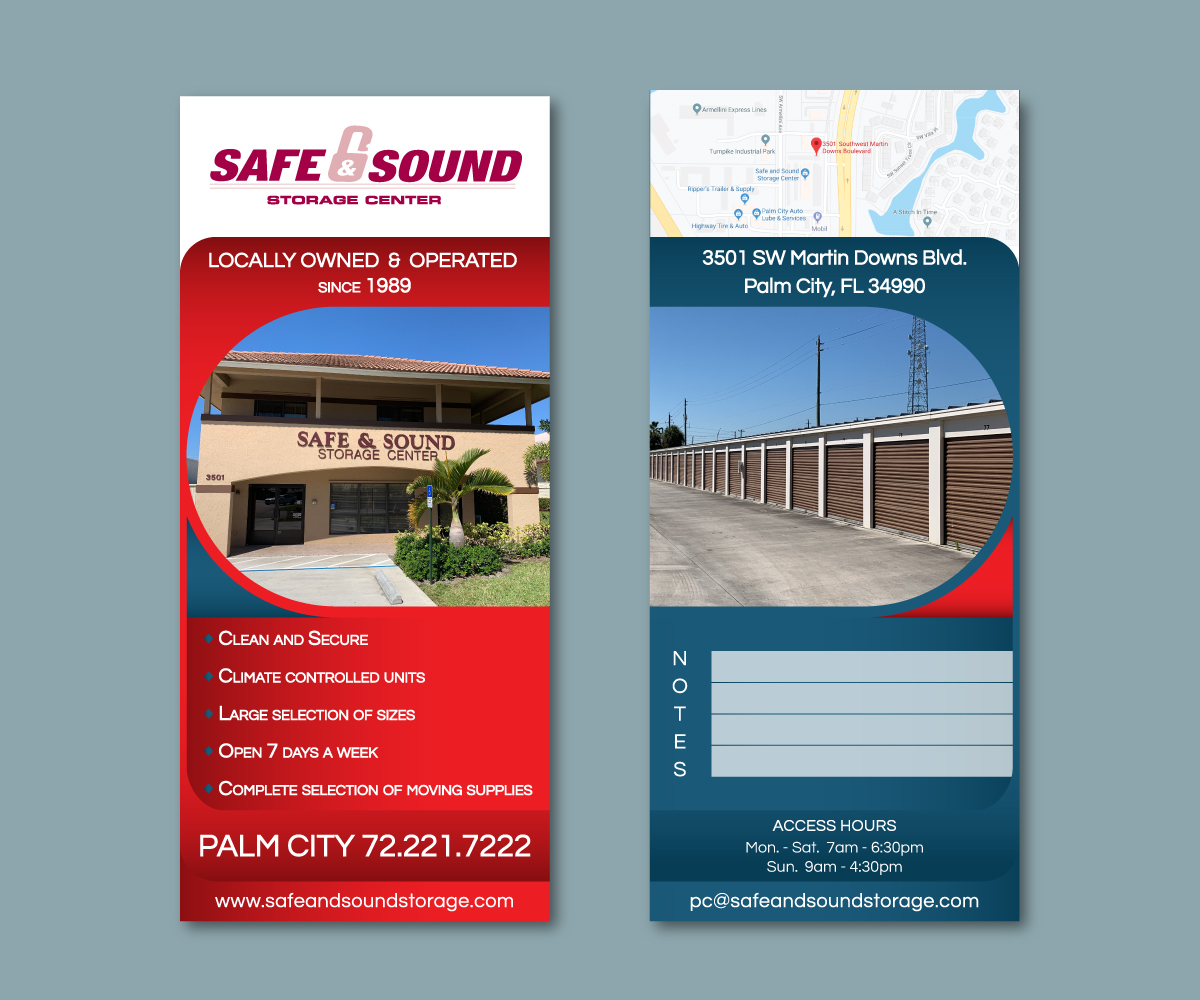 Brochure Design by AnaMSantos for safe and sound storage | Design #21891777