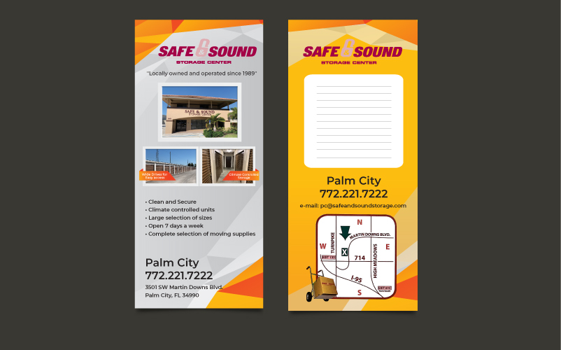 Design de Brochure par hira.mohsin pour safe and sound storage | Design #21919809