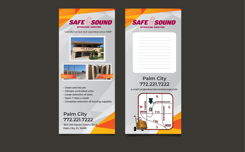 Brochure Design by hira.mohsin for safe and sound storage | Design #21919825
