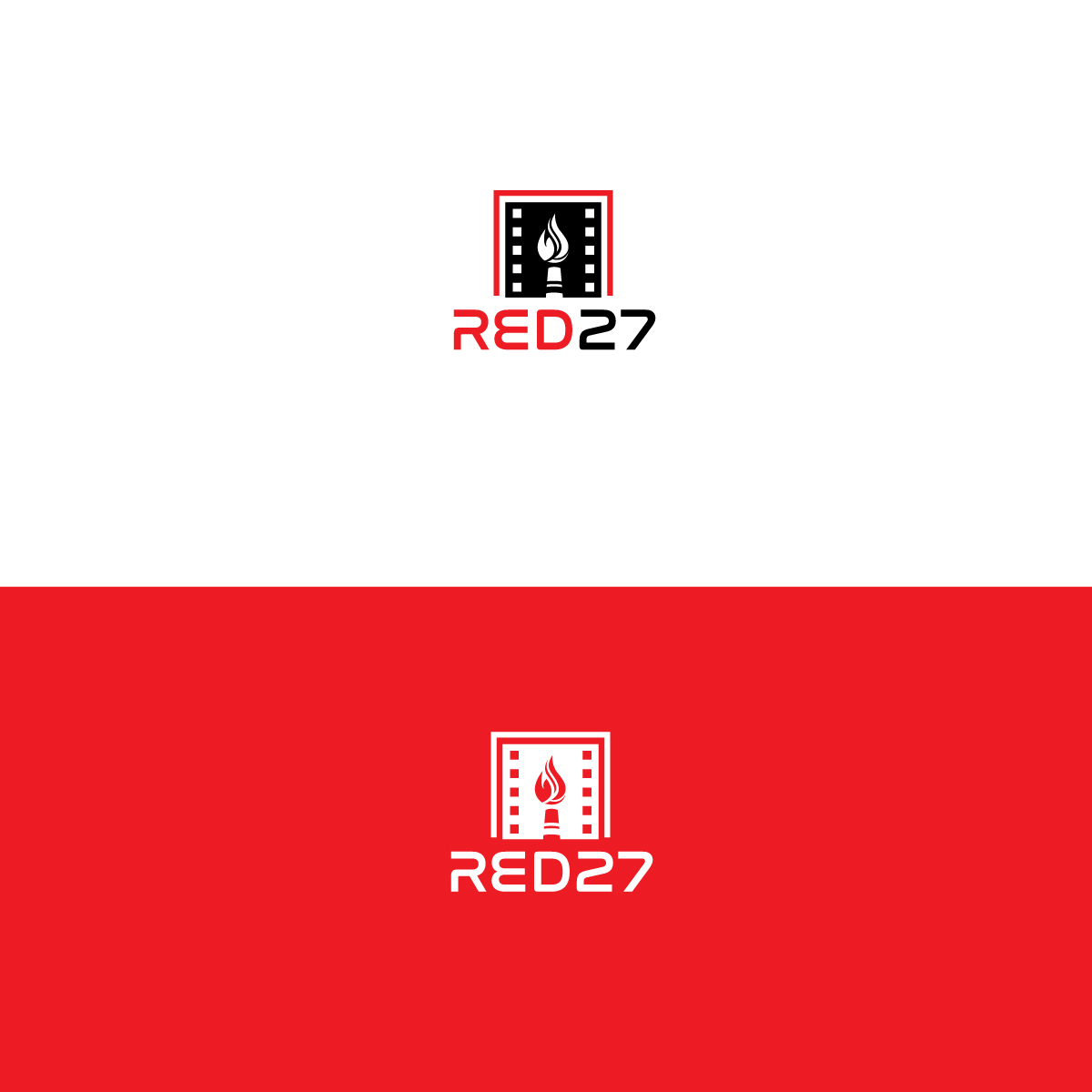 Logo Design by brand maker for Red 27 Media | Design #21789136
