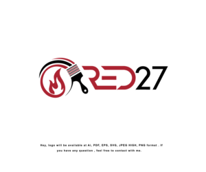 Logo Design by Design Solving for Red 27 Media | Design: #21797671