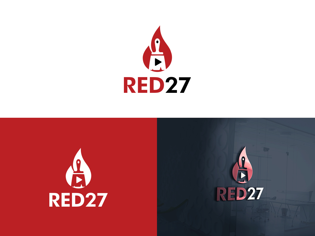 Logo Design by Creative-Hero for Red 27 Media | Design #21790637