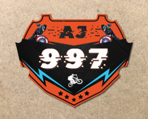 BMX RACING custom plates  | Graphic Design by MTajvidi