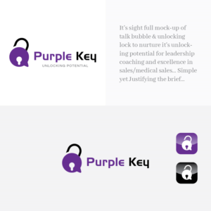 Logo Design by nandkumar for Purple Key | Design: #21786271