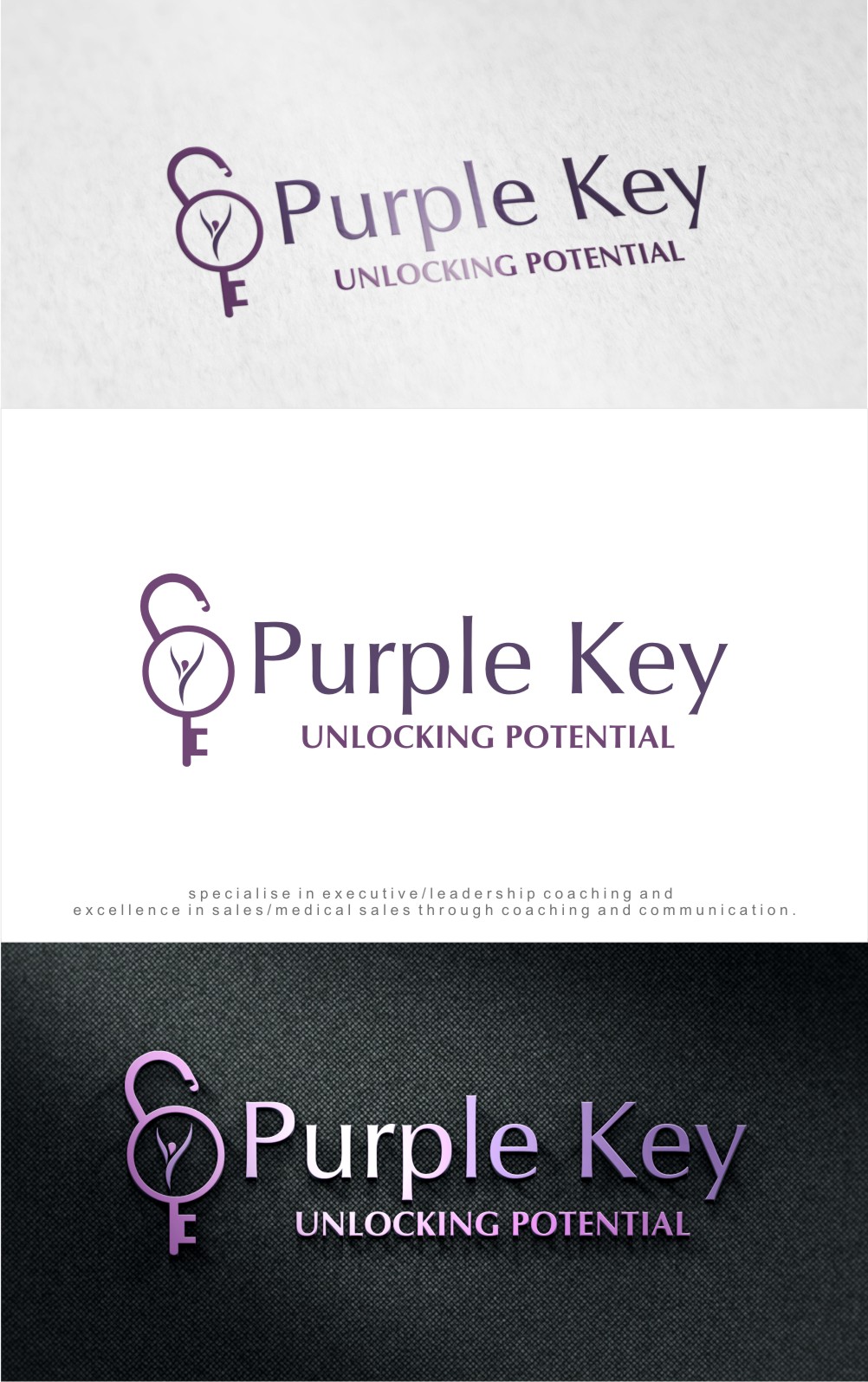 Logo Design by Soul Light for Purple Key | Design #21872018