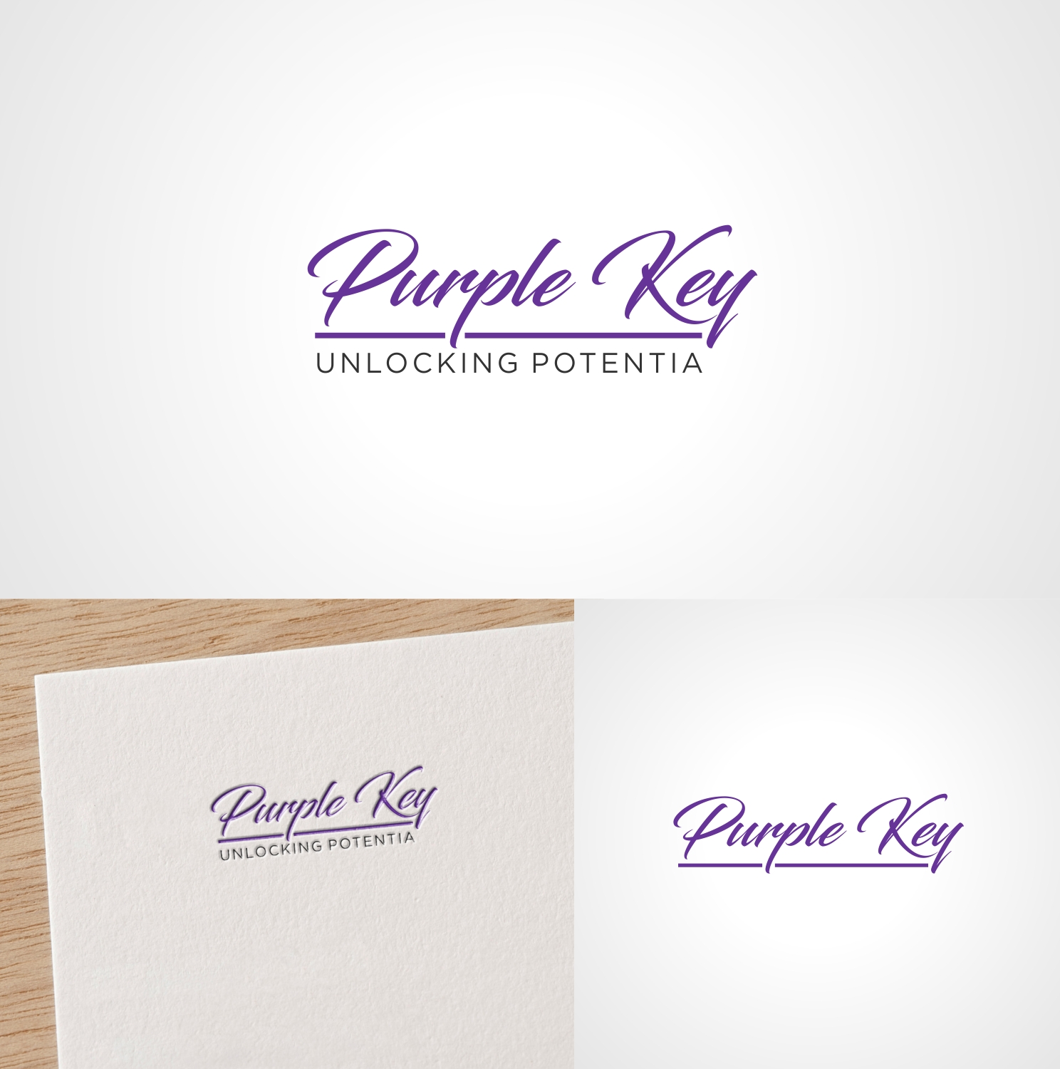 Logo Design by Joenet Jayawarna for Purple Key | Design #21802188