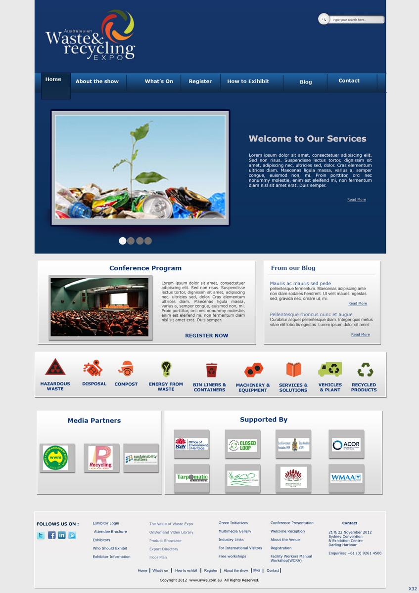 Web Design by pb for this project | Design #700075