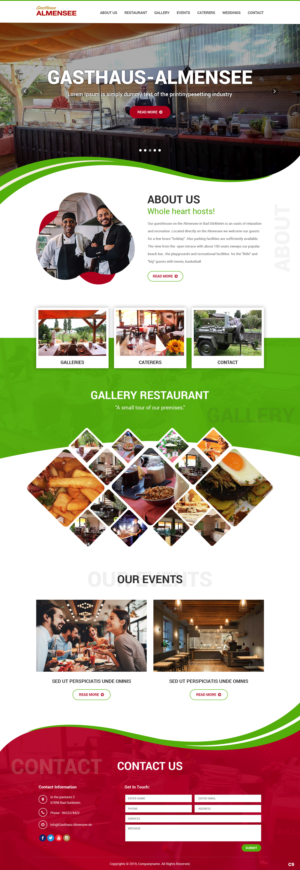 Wordpress Design by pb for this project | Design #21799048
