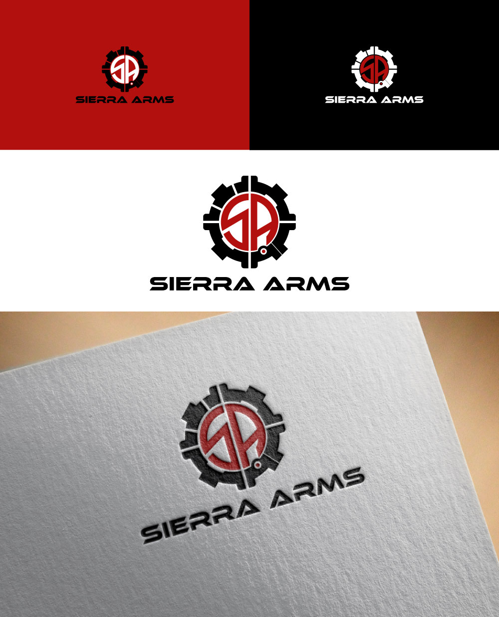 Logo Design by Ash_king for Sierra Arms | Design: #21804784