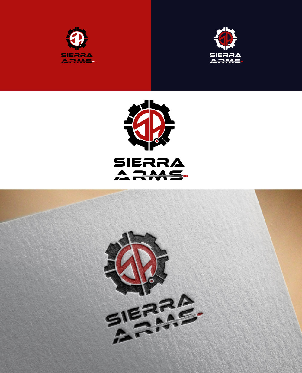 Logo Design by Ash_king for Sierra Arms | Design #21840320