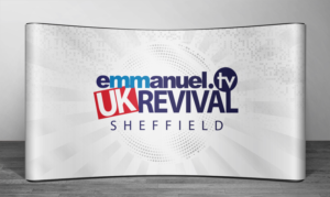 Stage Backdrop Design For A Faith Based Event In the United Kingdom | Print-Design von SAI DESIGNS