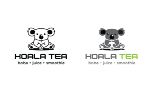 Koala Tea (underneath “boba • juice. • smoothie” | Logo-Design von MT