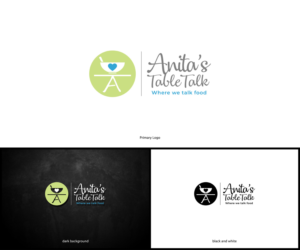 Anita's Table Talk | Logo Design by MoonFeather