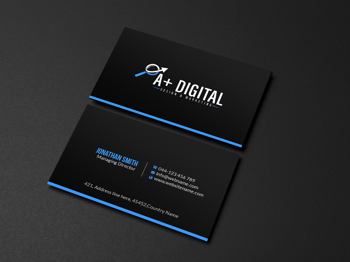 Business Card Design by Creations Box 2015 for this project | Design #21811367