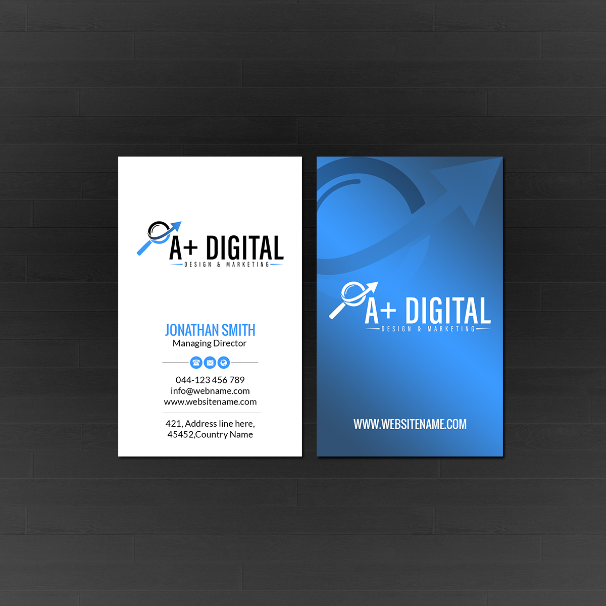 Business Card Design by Creations Box 2015 for this project | Design #21811370