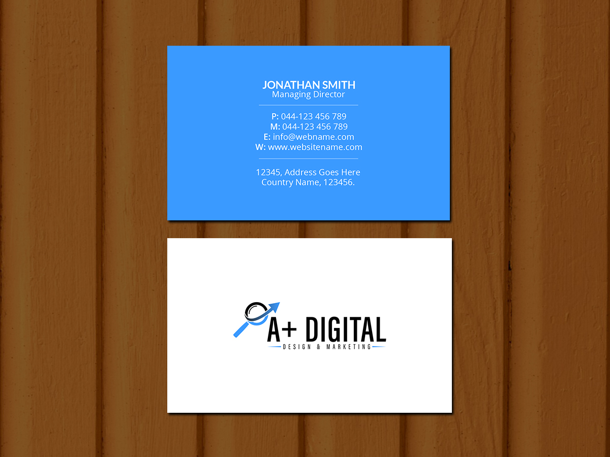 Business Card Design by Creations Box 2015 for this project | Design #21811397
