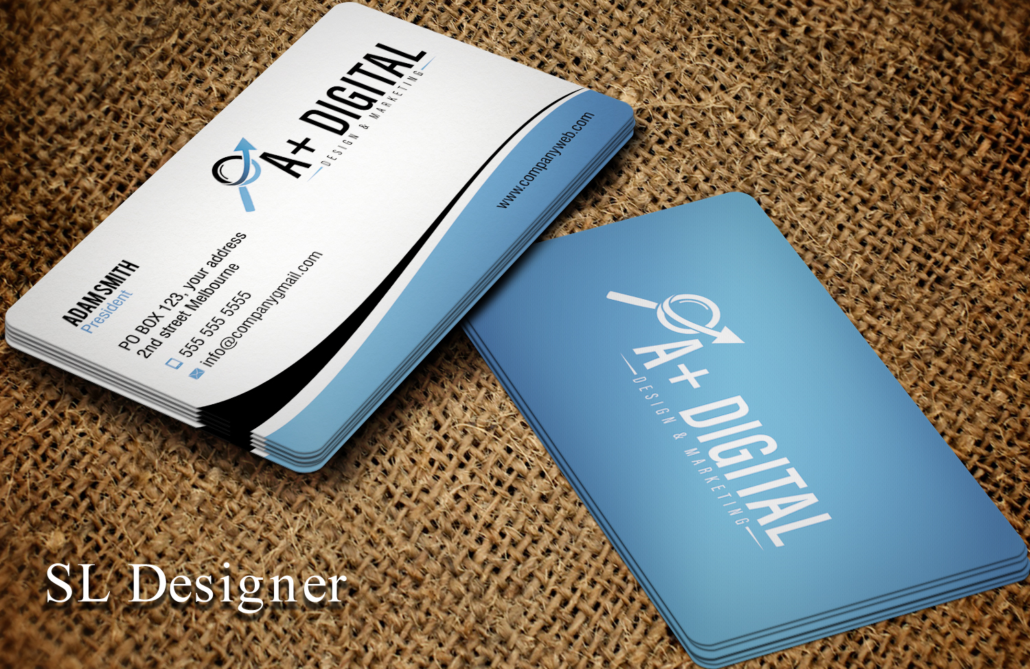 Business Card Design by SL Designer for this project | Design #21792185
