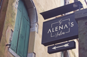 G. Alena's    or    G. Alena's Salon     | Logo Design by GLDesigns
