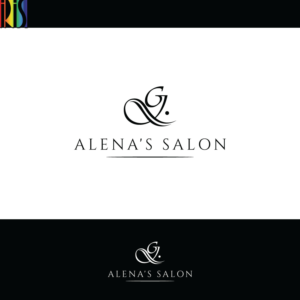 G. Alena's    or    G. Alena's Salon     | Logo Design by Iris 3