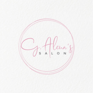 G. Alena's    or    G. Alena's Salon     | Logo Design by Kabelo Phofedi