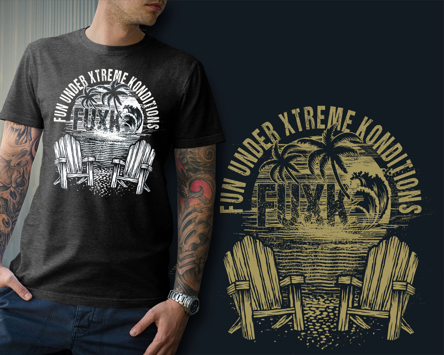 T-shirt Design by DCLA for FuXk LLC | Design #21834823
