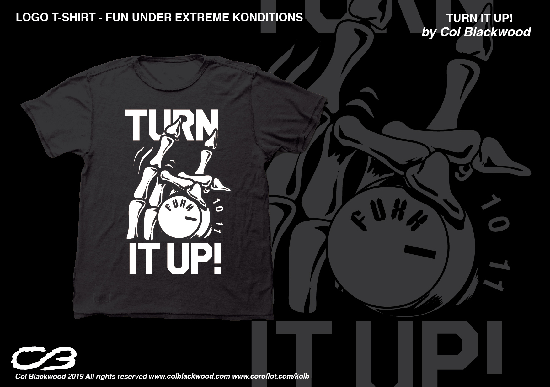 T-shirt Design by Col 3 for FuXk LLC | Design #21815487