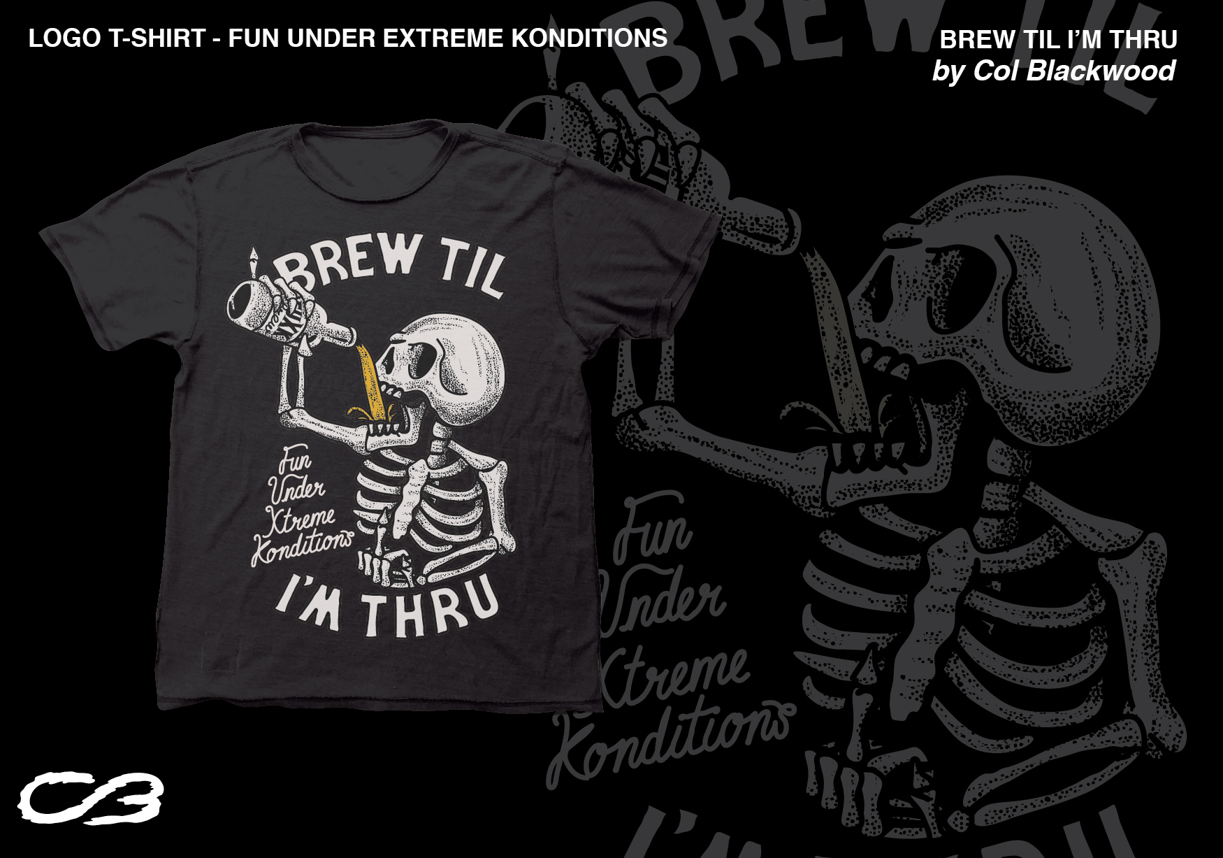 T-shirt Design by Col 3 for FuXk LLC | Design #21822515