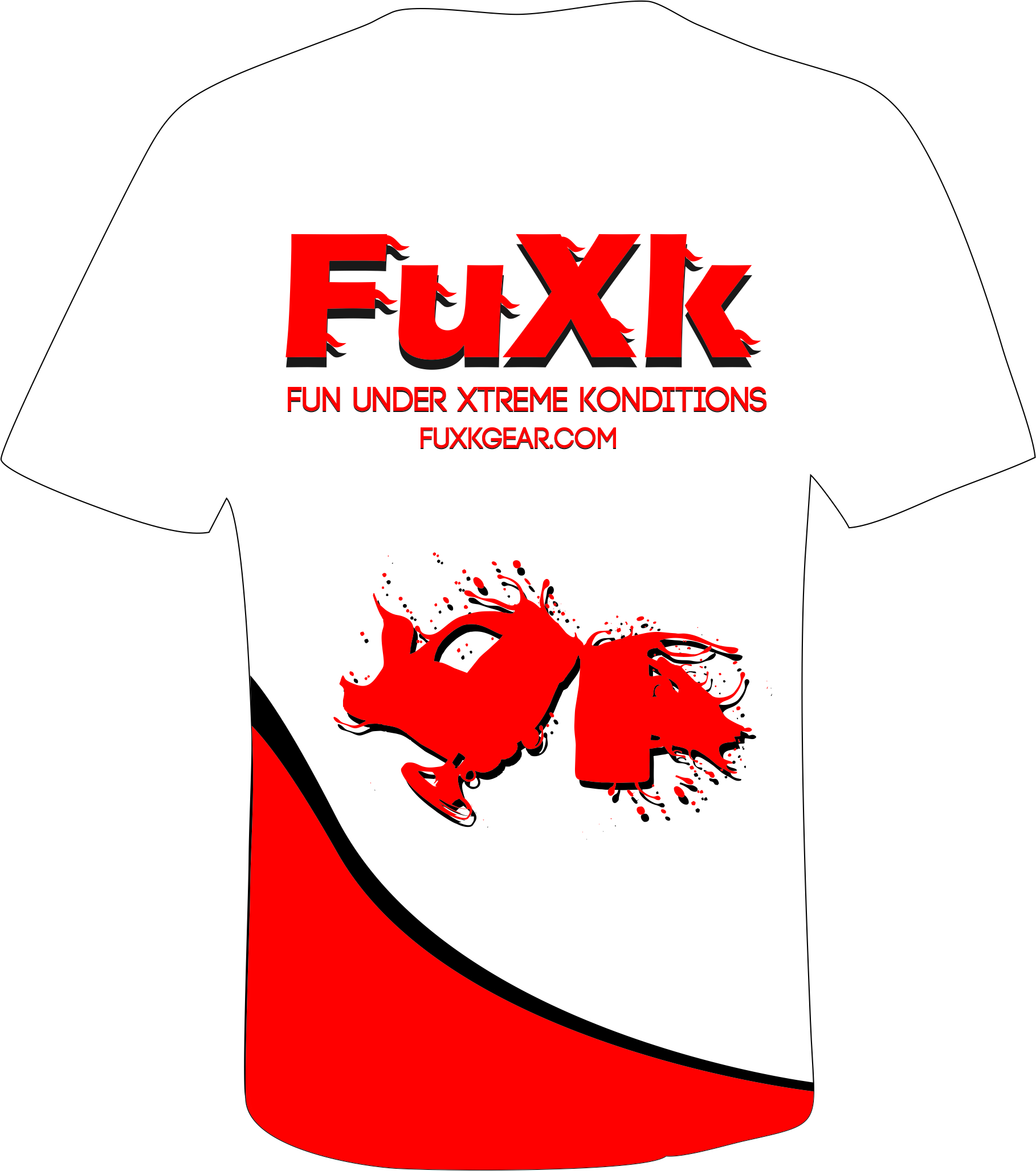 T-shirt Design by Shamir Khan The Graphics Designer for FuXk LLC | Design #21842559