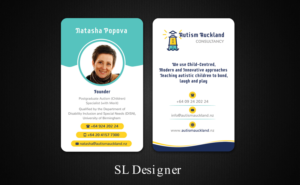 Business card for Autism Consultancy | Diseño de Tarjeta de Presentación por SL Designer
