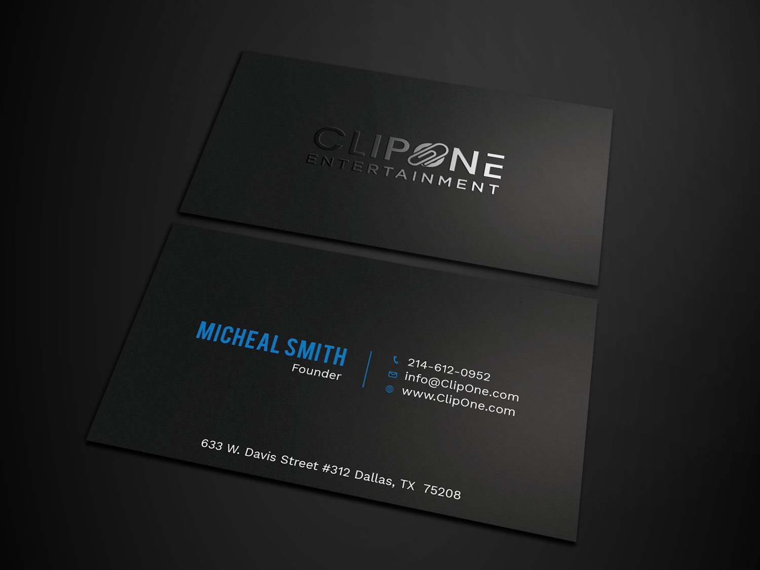 Diseño de Papelería por Tripti Ranjan Gain para ClipOne Entertainment  | Diseño #21890229