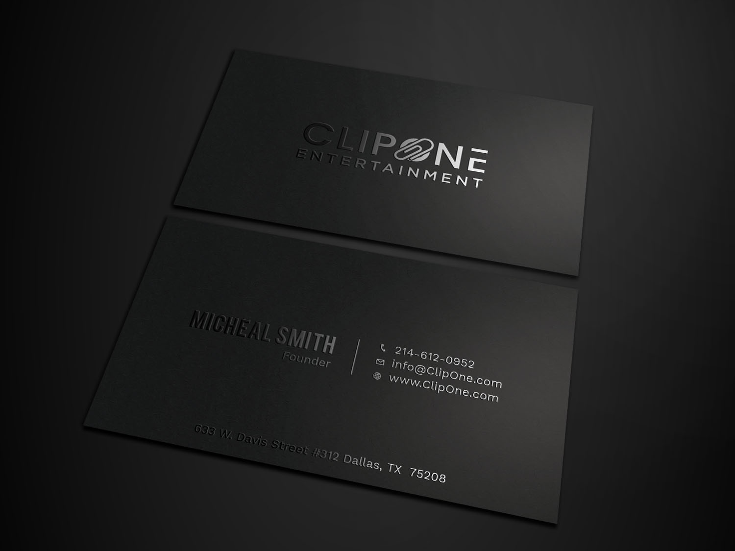 Stationery Design by Tripti Ranjan Gain for ClipOne Entertainment  | Design #21890230