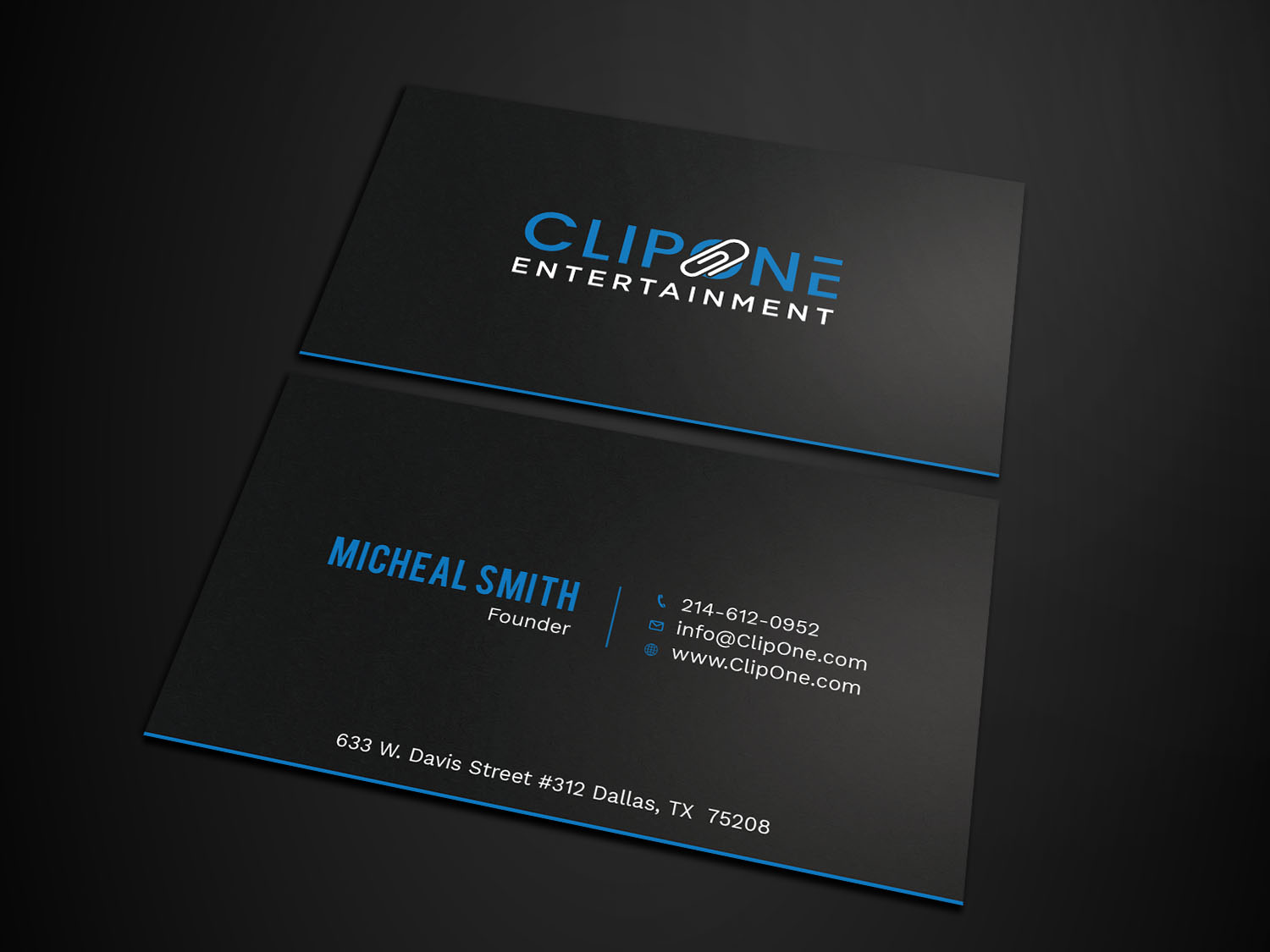 Design de Papeterie par Tripti Ranjan Gain pour ClipOne Entertainment  | Design #21890233