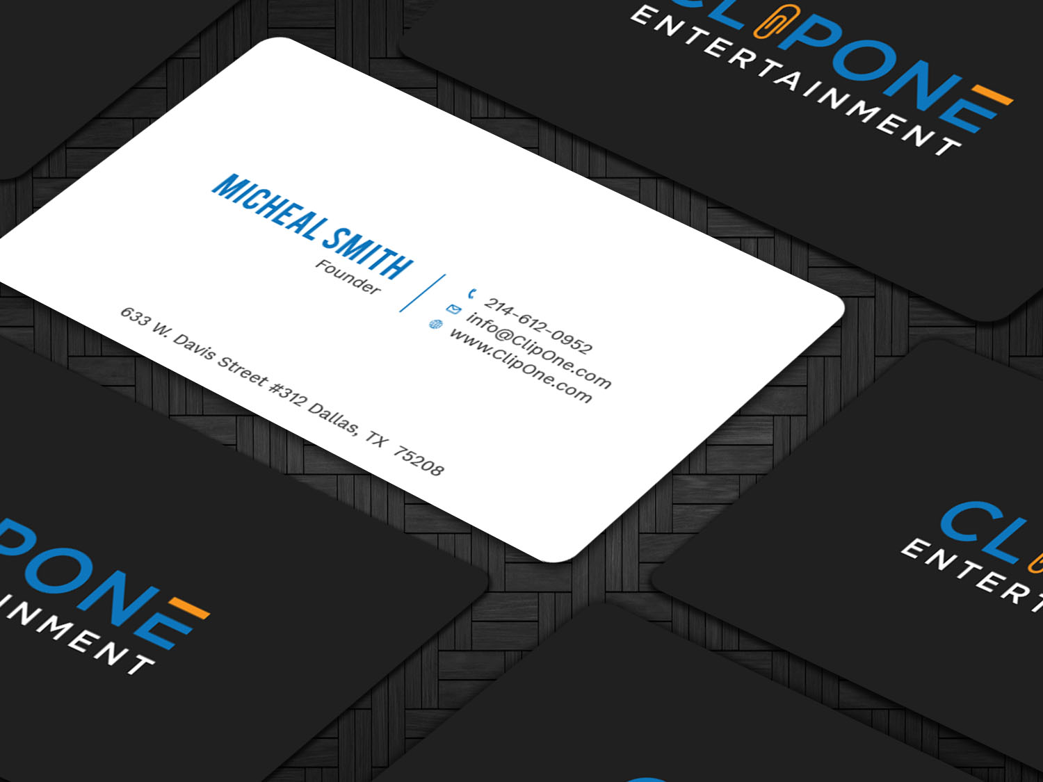 Stationery Design by Tripti Ranjan Gain for ClipOne Entertainment  | Design #21890238